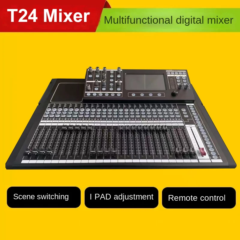 mammal Læring rim T24 Channel Professioanal Digital Mixer Dj Controller Mixer Audio Sound  Mixing Table Card Professional Pc Digital Console - Stage Audio - AliExpress