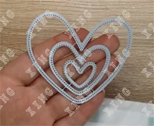 Hot Selling Heart Shaped New Metal Cutting Dies Diy Scrapbooking Diary Paper Card Gift Decoration Molds Embossing Template 2022
