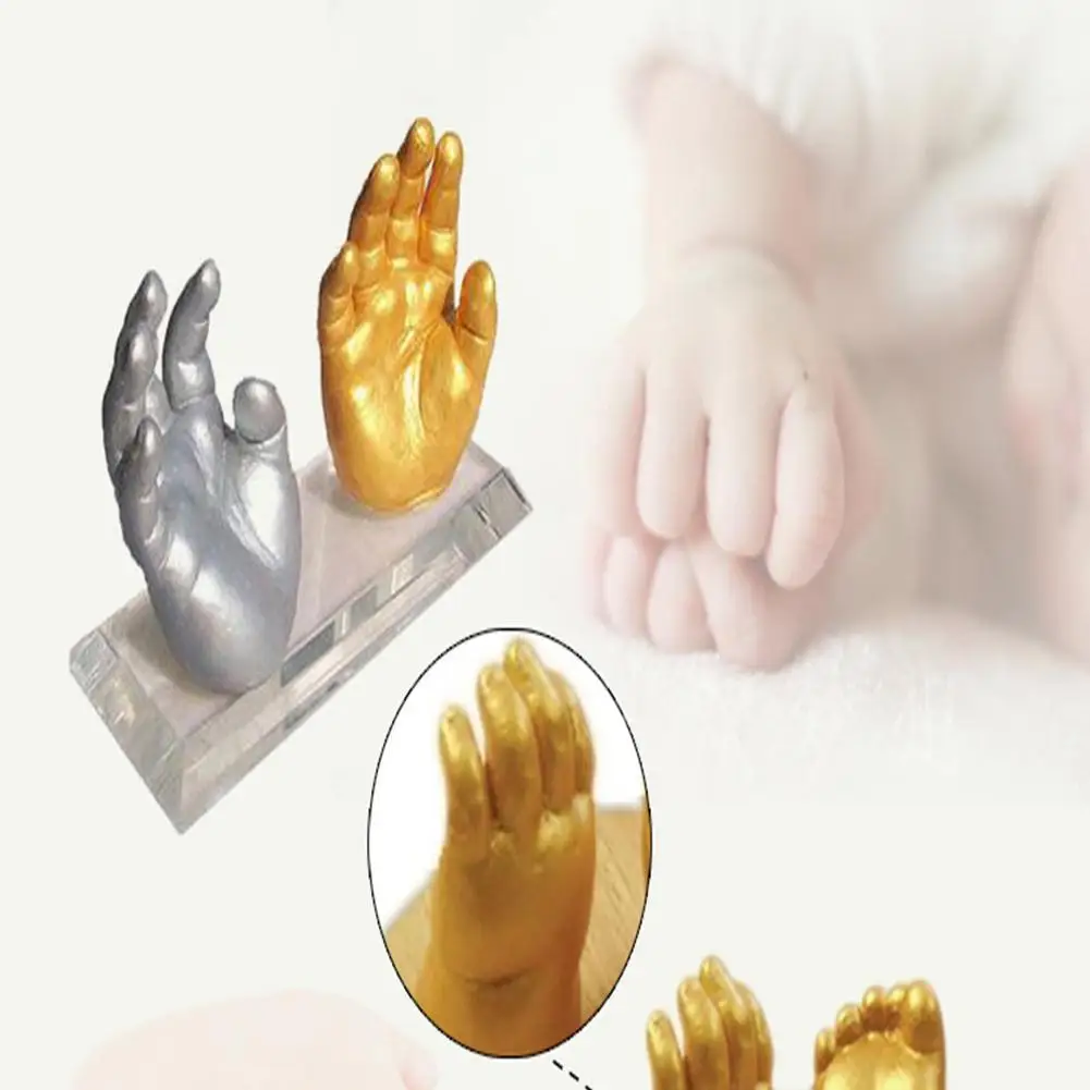 Diy Plaster Mold 3d Hand Foot Print Mold For Baby Souvenir Hand Casting Kit  Couples Wedding Holding Baby Plaster Mold Home Decor - AliExpress