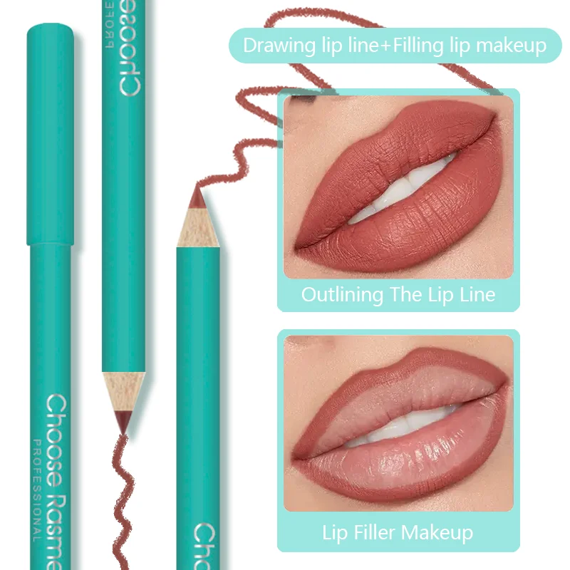 6 pcs Lip Liner Pencil Set Matte Nude Contour Lipliner Pencil Lipstick Waterproof Long Lasting Lipstick Pen Lip Tint Cosmetics 4