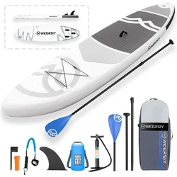 Inflatable Stand Up Paddling Paddle Board Non-Slip for All Skill Levels Surf Board with Air Pump Carry Bag Leash Standing Boat