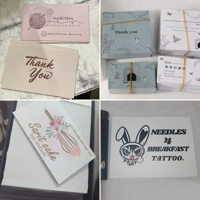 맞춤형 카드 Tarjetas Personalizadas 감사 카드 맞춤형 비즈니스 맞춤형 로고 카드 엽서 맞춤형 명함