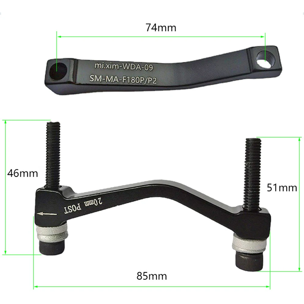 Mi Xim 180mm MTB 자전거 디스크 브레이크 어댑터 자전거 브레이크 고정 시트 컨버터