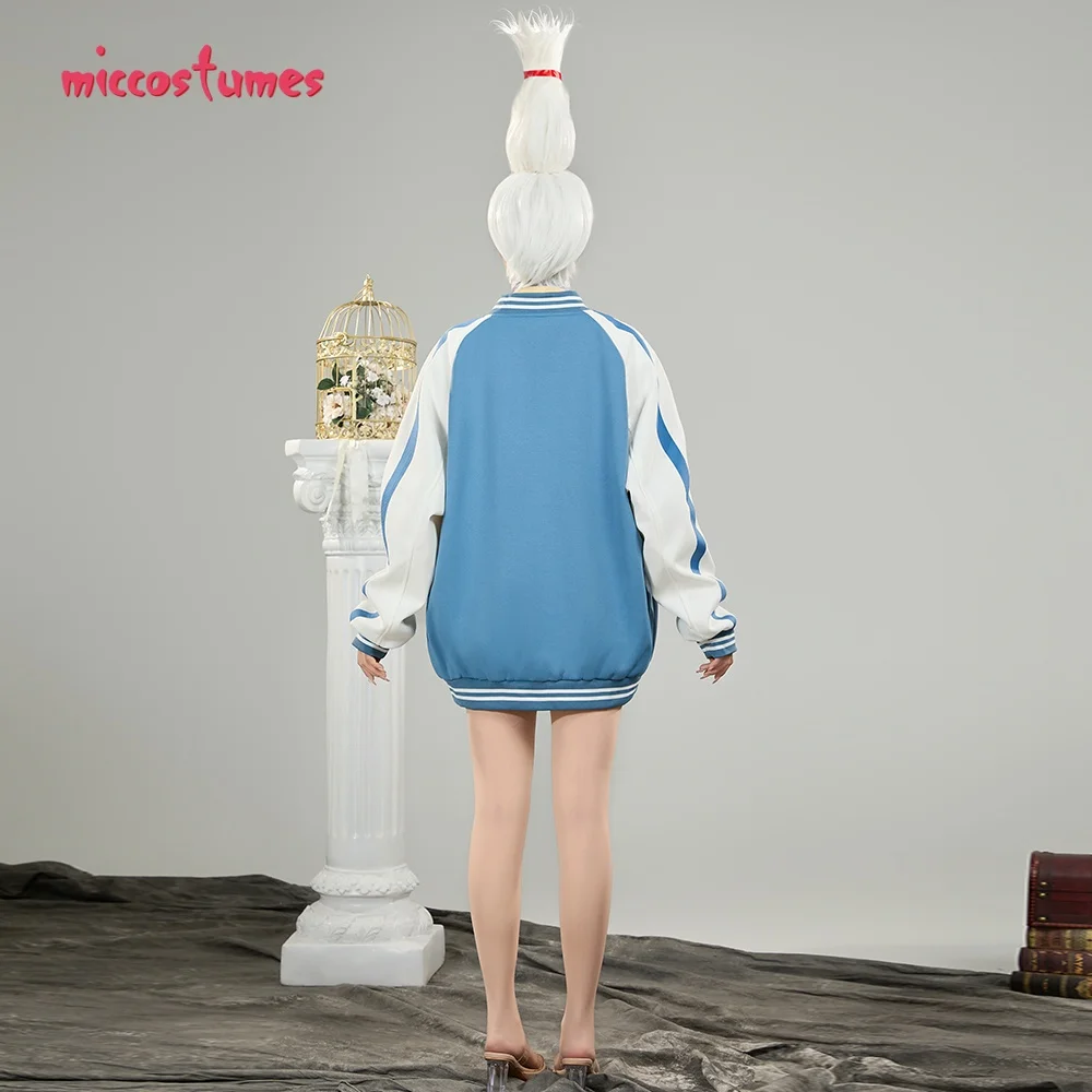 Frauen Seiko Cosplay Baseball Jacke mit Cape und Pullover 5