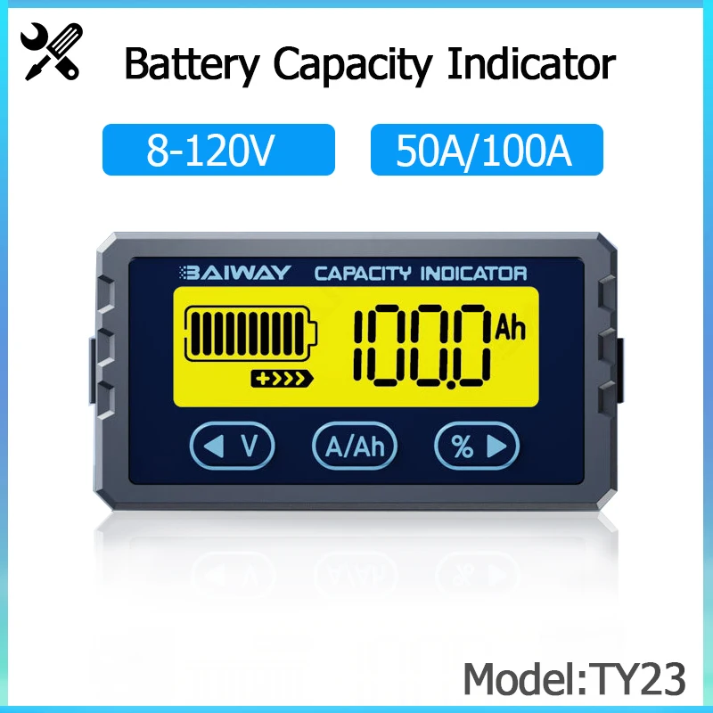 Kapazitätstester TR16 | Wasserdicht 8-80V Für Akkus Mit LCD Display & Speicher