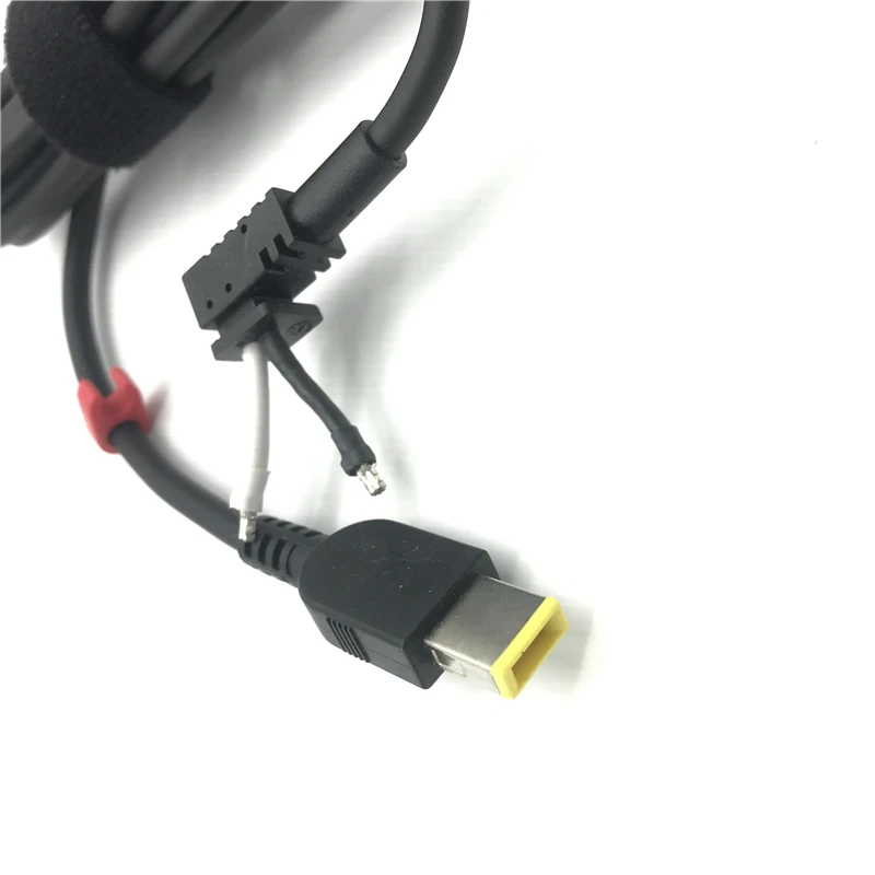 Lenovo-스퀘어 커넥터용 DC 팁 플러그 커넥터 코드, 20V 8.5A 11.5A 충전기 노트북 어댑터 Dc 케이블용 노트북 전원 케이블