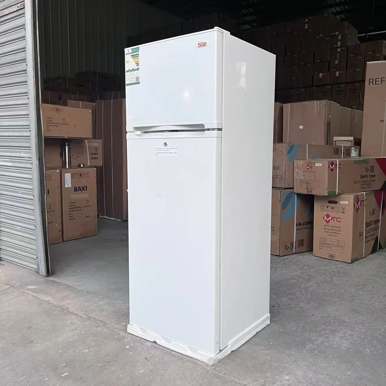 Double Doors Household Top-freezer Refrigerators for Homes Refrigerator Top-freezer Refrigerators Double Door Fridge 205L