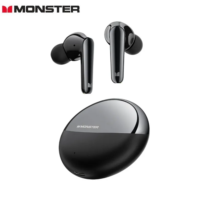 

Monster N-Lite 203 AirLinks Wireless Bluetooth 5.3 Waterproof HIFI Music Stero Sound Noise Cancelling Running Earbuds with Mic