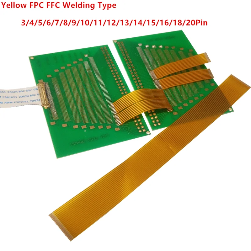 Nastro Cavo Piatto FFC 10 Pin, Passo 1mm - AWM 20624, 80°C, 60V, VW-1 - Bianco