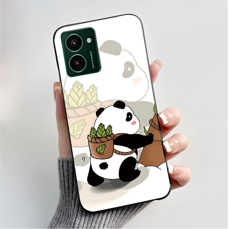 Luxury Fashion Butterfly Flower Painted Black Soft TPU Silicone Phone Case