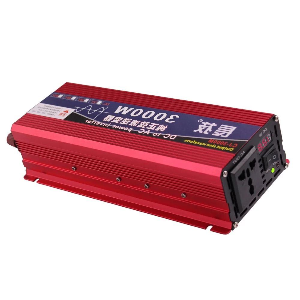 자동차 탑재 가정용 순수 사인파 인버터 전원 12v24v48v60V 변환 220 해양 ..