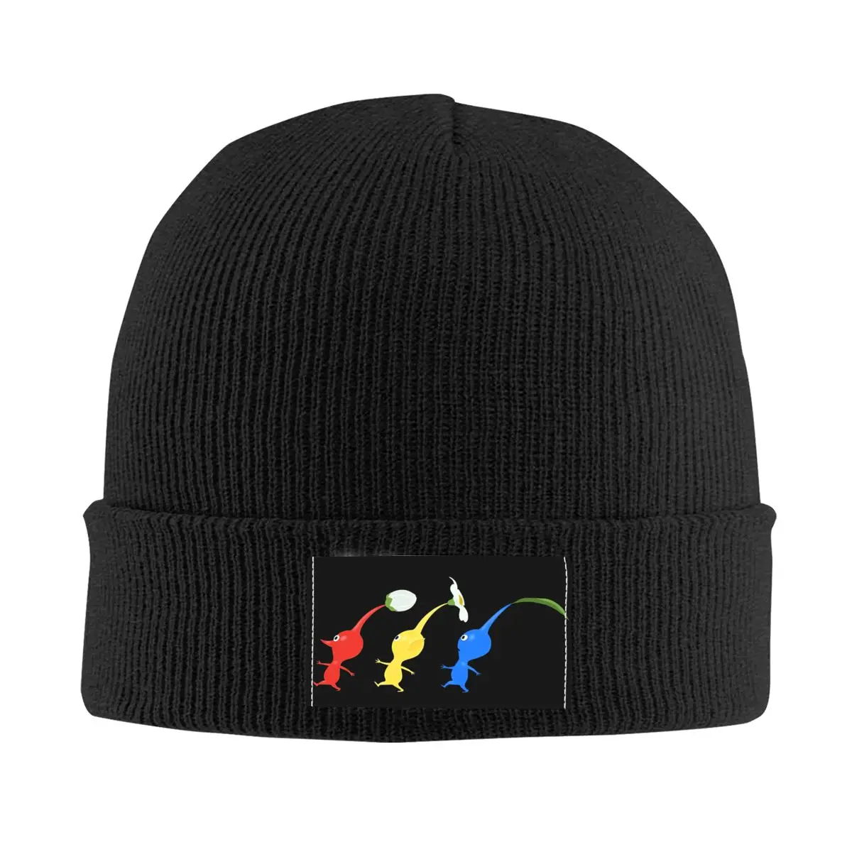 

3 Pikmin Running Knit Hat Cap Knitted Beanie Hat Beanies Cap Unisex Hipster