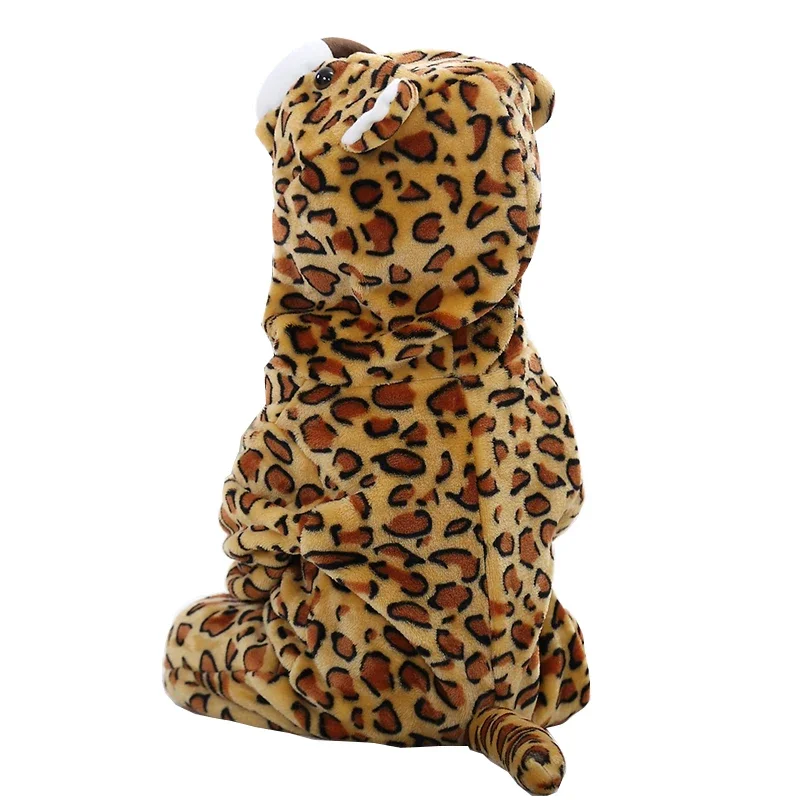 Kids Toddlers Infant Tiger Dinosaur Animal Fancy Dress Costume Outfit Hooded Romper Jumpsuit Warm Pajama Bodysuit