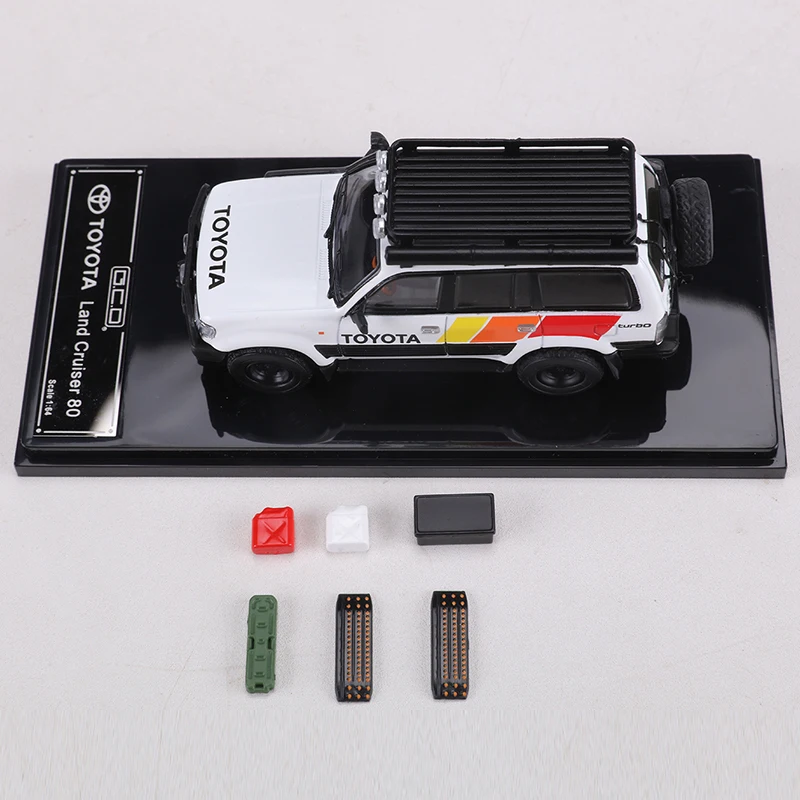 GCD 1:64 랜드 크루저 LC80 TRD 다이캐스트 합금 모델카