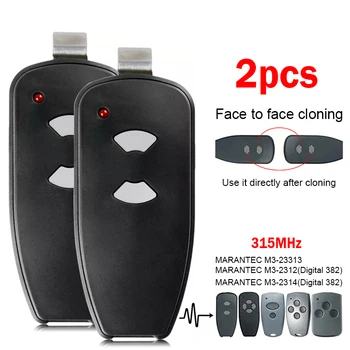 Face-To-Face Cloning Marantec 315MHz Remote Control Garage Door Opener Marantec M3-2312 M3-2314 M3-3313 65892 M3-2432 ML-1312V 1