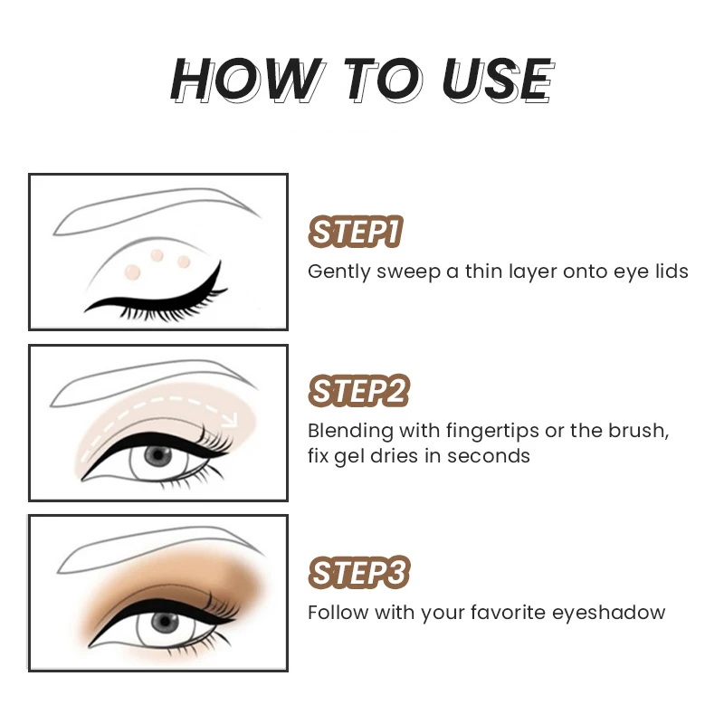 Eye Shadow IMAGIC Makeup Eyeshadow Liquid Gel Shimmer Pigment Glitter Glue Powder Gel Brighten Liquid Eyeshadow Makeup Beauty Cosmetics