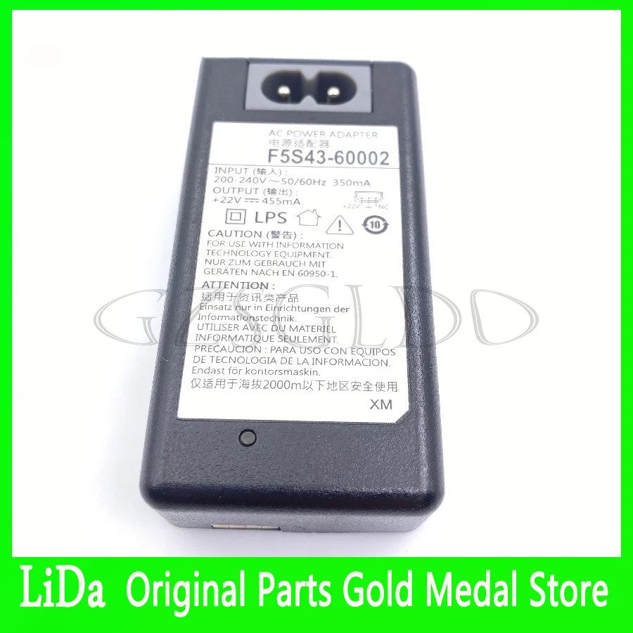 

F5S43-60001 AC Adapter Charger Power Supply +22V 455mA for HP 1110 1112 1115 3830 3832 3833 2130 2600 3630 3635 3700 3830 3755