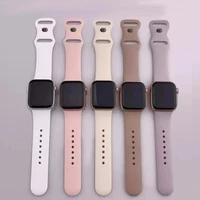 Silicone Strap For Apple Watch band 45mm 44mm 41mm 42mm 40mm 49mm 38mm correa bracelet iWatch series 9 8 5 4 3 8 6 SE 7 Ultra 2