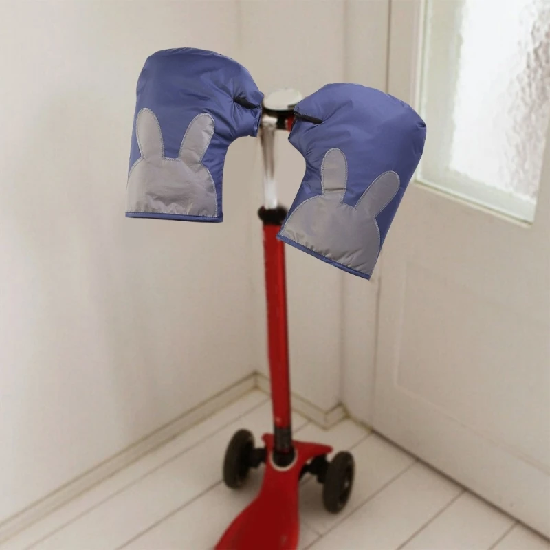 

Зимние Детские перчатки для электрического мотоцикла ветрозащитные теплые варежки утолщенные перчатки для руля водонепроницаемые перчатки для скутера