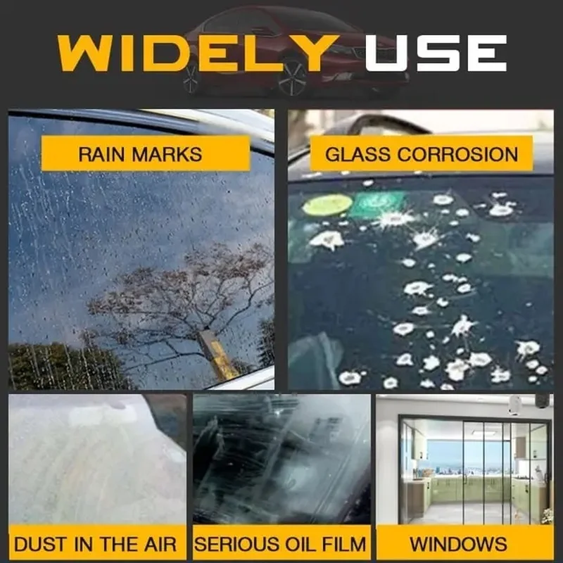 50g Auto Glass Oil Film Removal Cream Windshield Remover Descaling Cleaner Heavy Dirt Cleaning Cream
