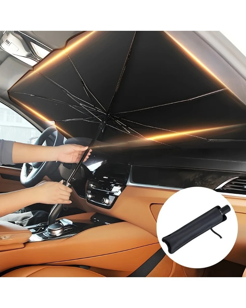 Foldable Car Windshield Sunshade Multi-Purpose Interior Protection