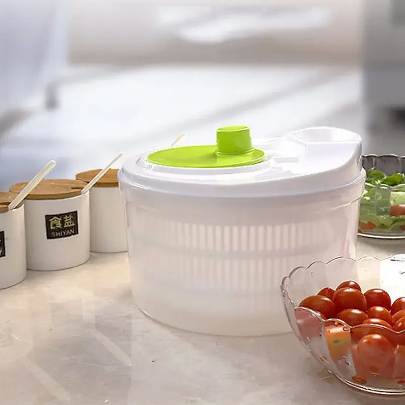 Water Drying Lettuce Dehydrator Strainer Washer Drain Fruit Basket Vegetable Dryer Kitchen Tool Salad Spinner