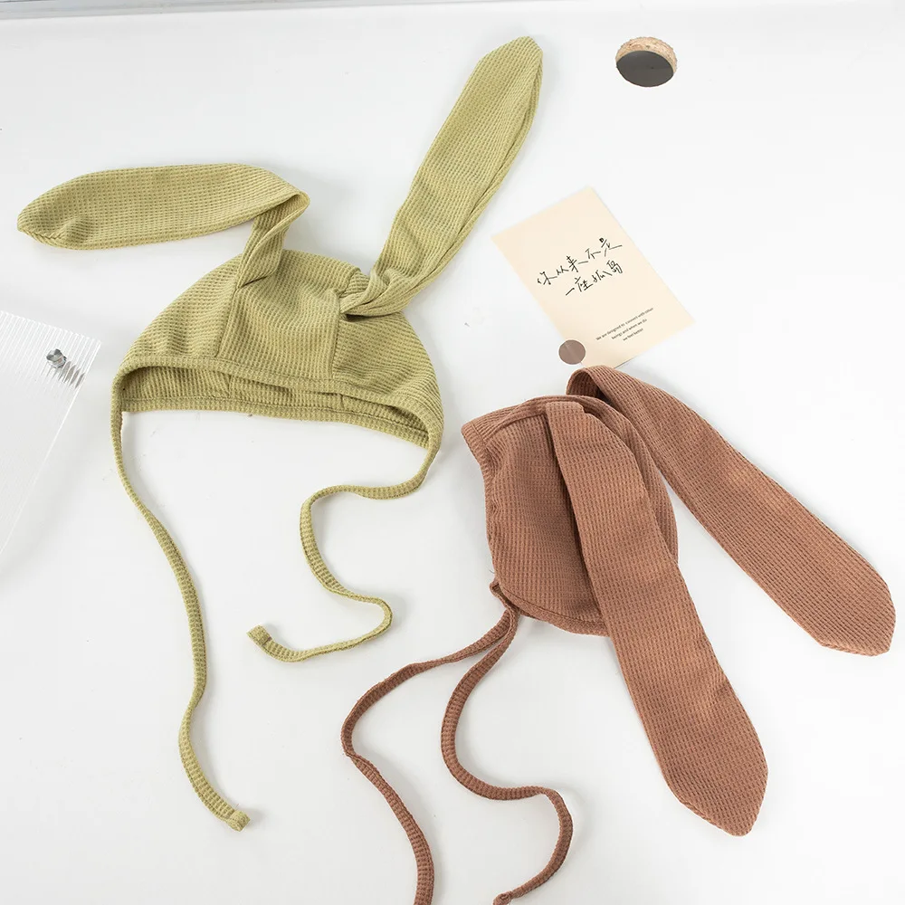 Baby Hat Bunny Long Ears Cotton For Girls Boys 0-2Y