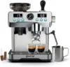 20 Bar Espresso Machine with Grinder, PID Temp Control 194-203°F, 68oz Tank, Cold Brew, All-in-One for Home 1