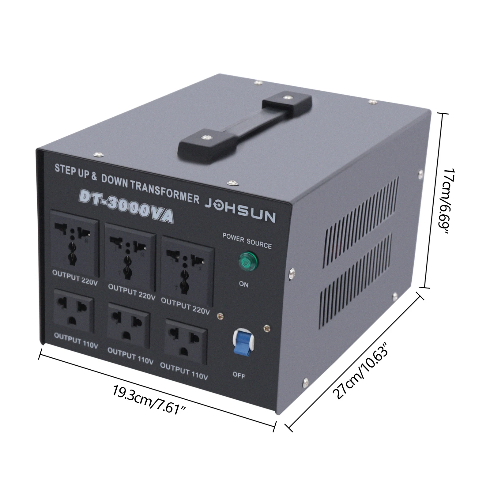 110V to 220V/220V to 110V Step Up/Down Voltage Converter Transformer 3000W 13.6A voltage converter,power transformer