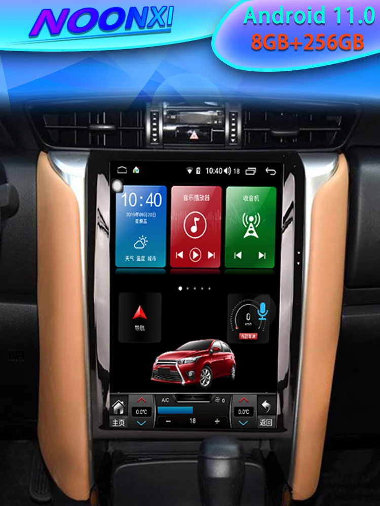 

Car Radio With IPS Screen Video Bluetooth 2 Din Stereo Receiver Automotive Multimedia Players Carplay For Toyota Fortuner 2018+