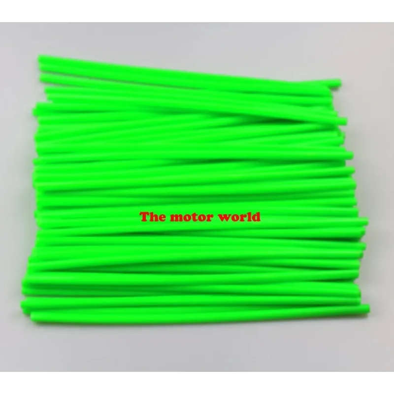 colorfull 72PCS Bike Motorcycle Mountain MTB Wheel Modification Spokes Sleeve Tube Safety Snap-On Clip Warn