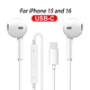 Original Wired headphones For iPhone 16 15 14 13 12 11 Pro Max 7 iPad In-Ear Earphones Lightning USB-C 3.5mm Earbuds Accessories 6