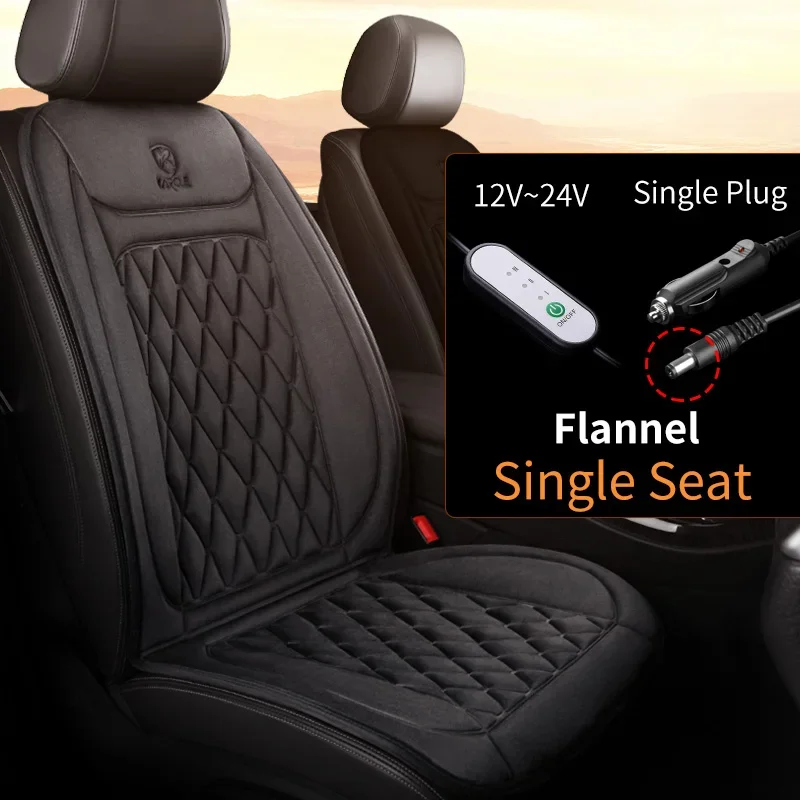 Karcle Universal Heated Car Seat Cushion - Electric Heating Pad for Ultimate Comfort