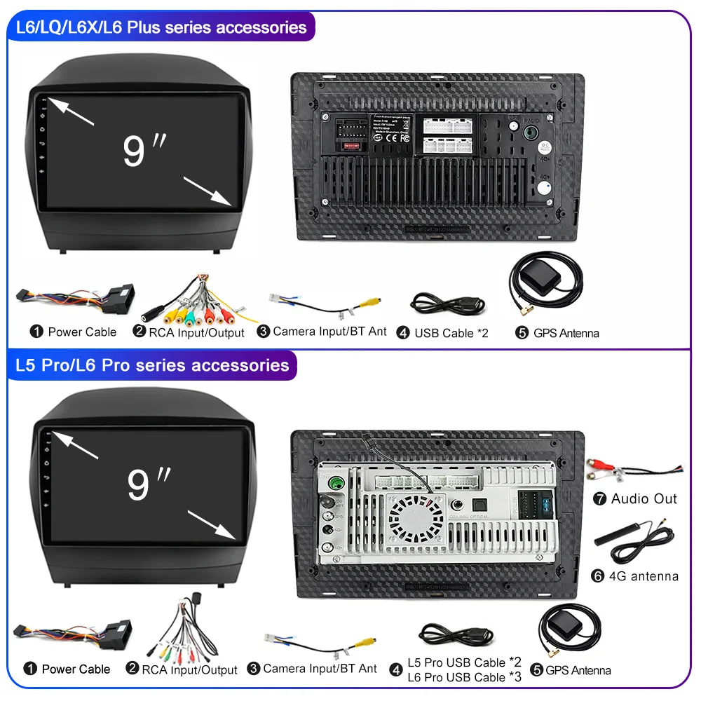 LEHX 자동차 라디오 멀티미디어 비디오 플레이어 안드로이드 14 2 din CarPlay 자동 DVD For Hyundai Tucson 2 LM Ix35 2009 - 2015 autoradio GPS