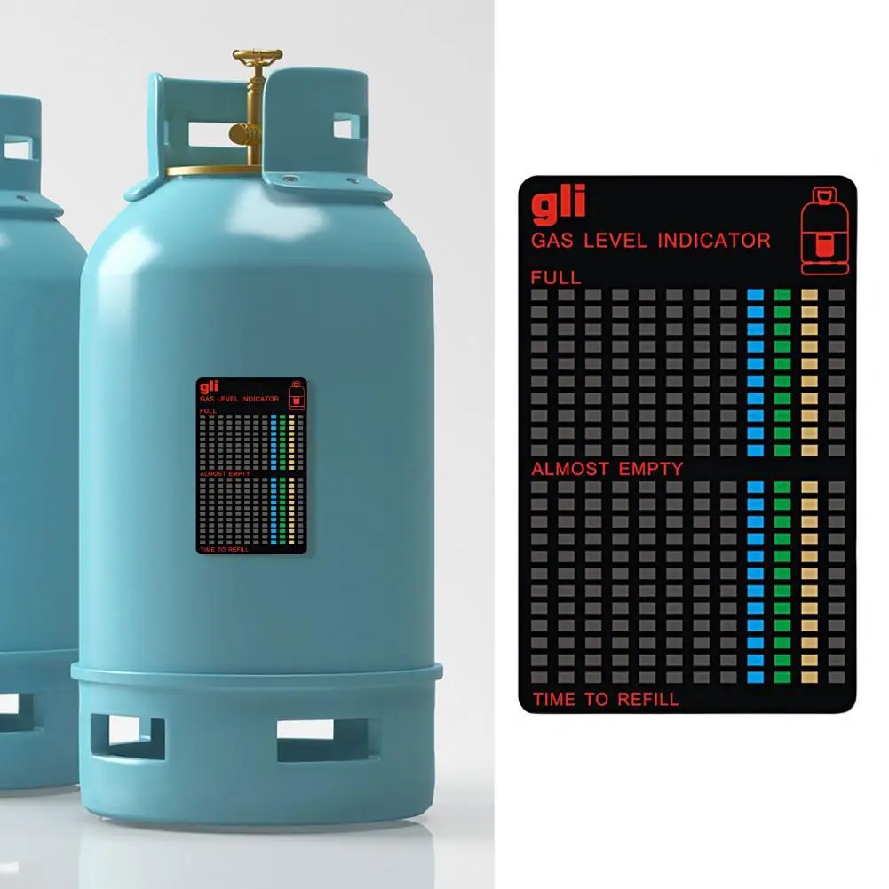 Temperature Indicator Sticker Gas Level Measuring Decal Gas Level