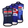 Soudal Quick Step Cycling Jersey Sleeveless Cycling Vest Mountain Bike Clothing Quick-Dry Racing MTB Bicycle Clothes Breathable 1