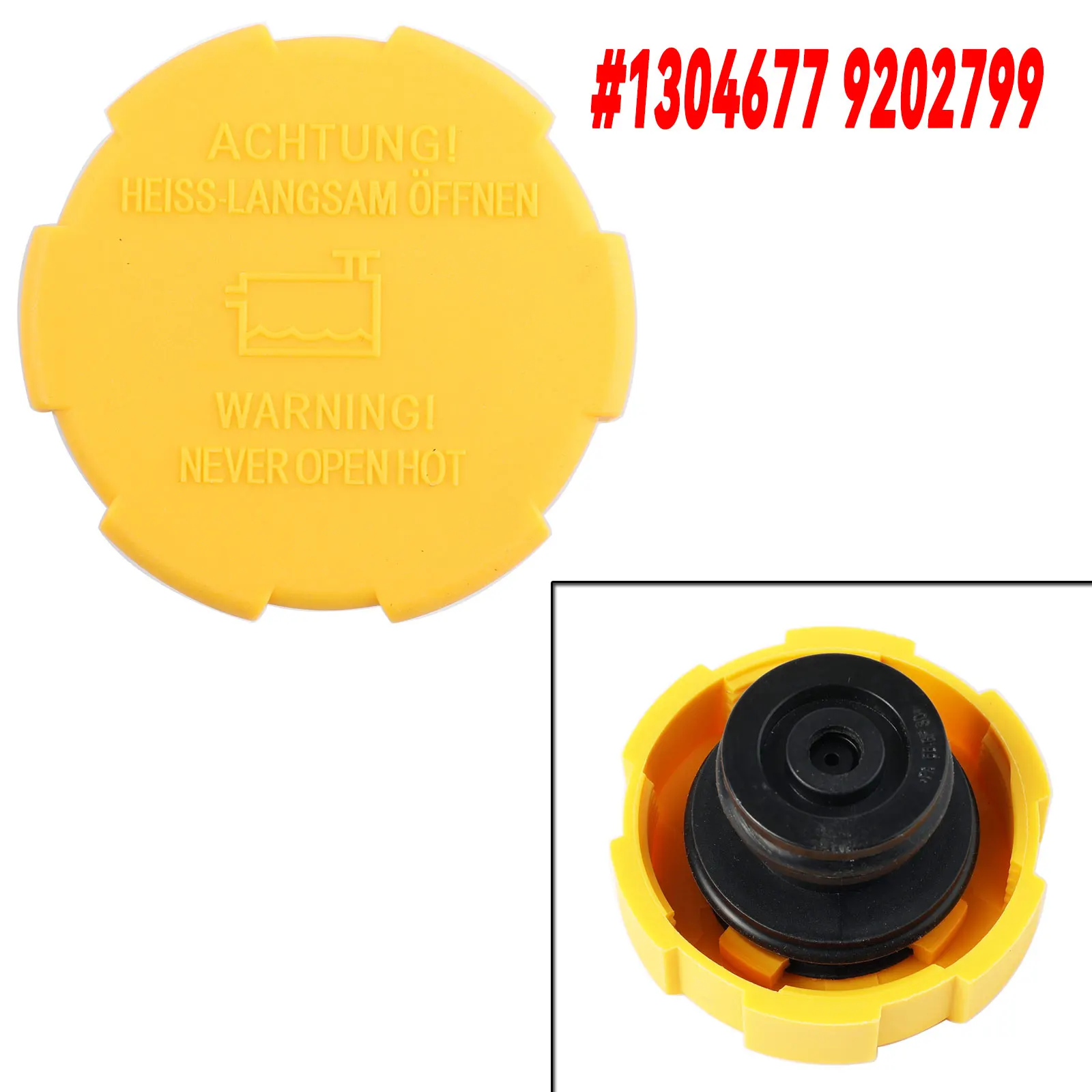 Radiator Water Coolant Tank Cap 1304677 999 For VAUXHALL OPEL Astra h Zafira b Vectra c Signum Corsa d SAAB 9-3