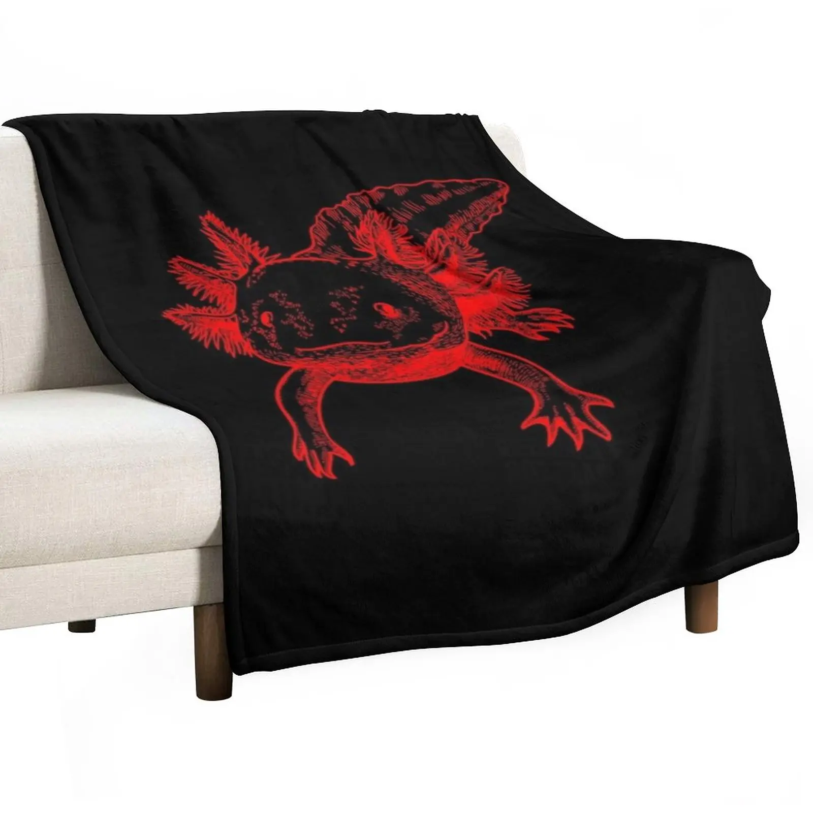

Axolotl Throw Blanket Blanket For Decorative Sofa Blankets For Baby Personalized Gift