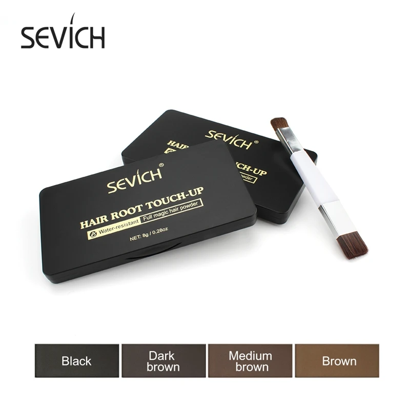 Unisex Hair Root Touch-up Hairline Powder 8g Waterproof Hair Shadow Powder Root Cover Up Concealer Care