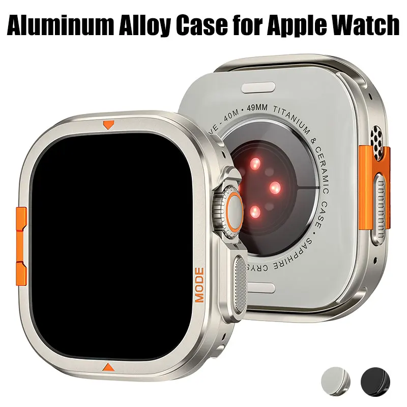 Premium Aluminum Alloy Protective Watch Case - Ultra-Durable Metal Cover Bumper