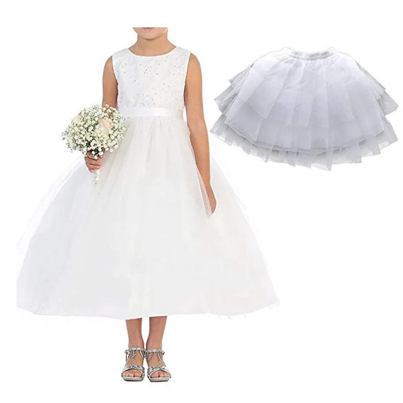 White Black Short Skirt Support Boneless Soft Gauze Glass Gauze Paired with Lolita/jk Uniform Daily Puffy Skirt