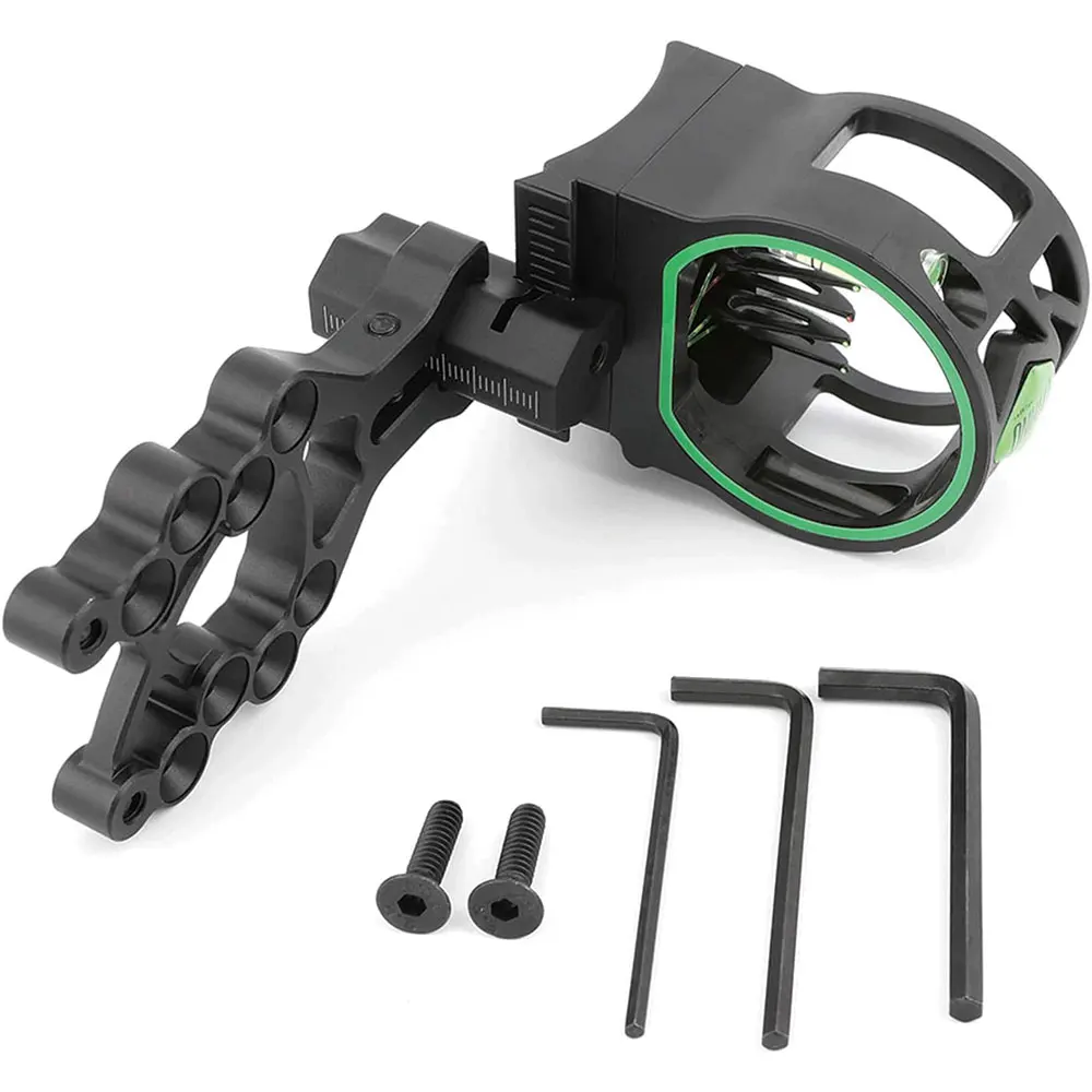 Mirino Per Arco Composto 5/7 Pin - Regolabile, In Lega Alluminio, Con Livella, Per Tiro Con L'Arco - Foto 5