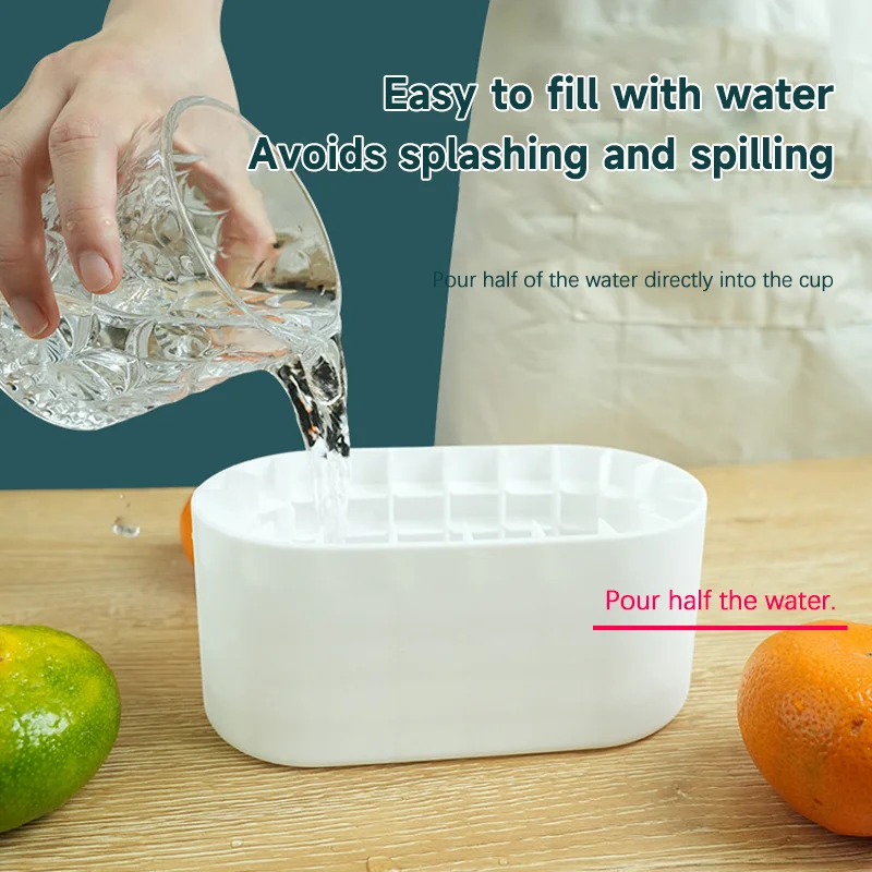 Cylinder Silicone Ice Cube Mold Quickly Freeze Silicone Ice Maker Ices Cup Creative Cylinder Ice Bucket Cup Whiskey Beer Maker