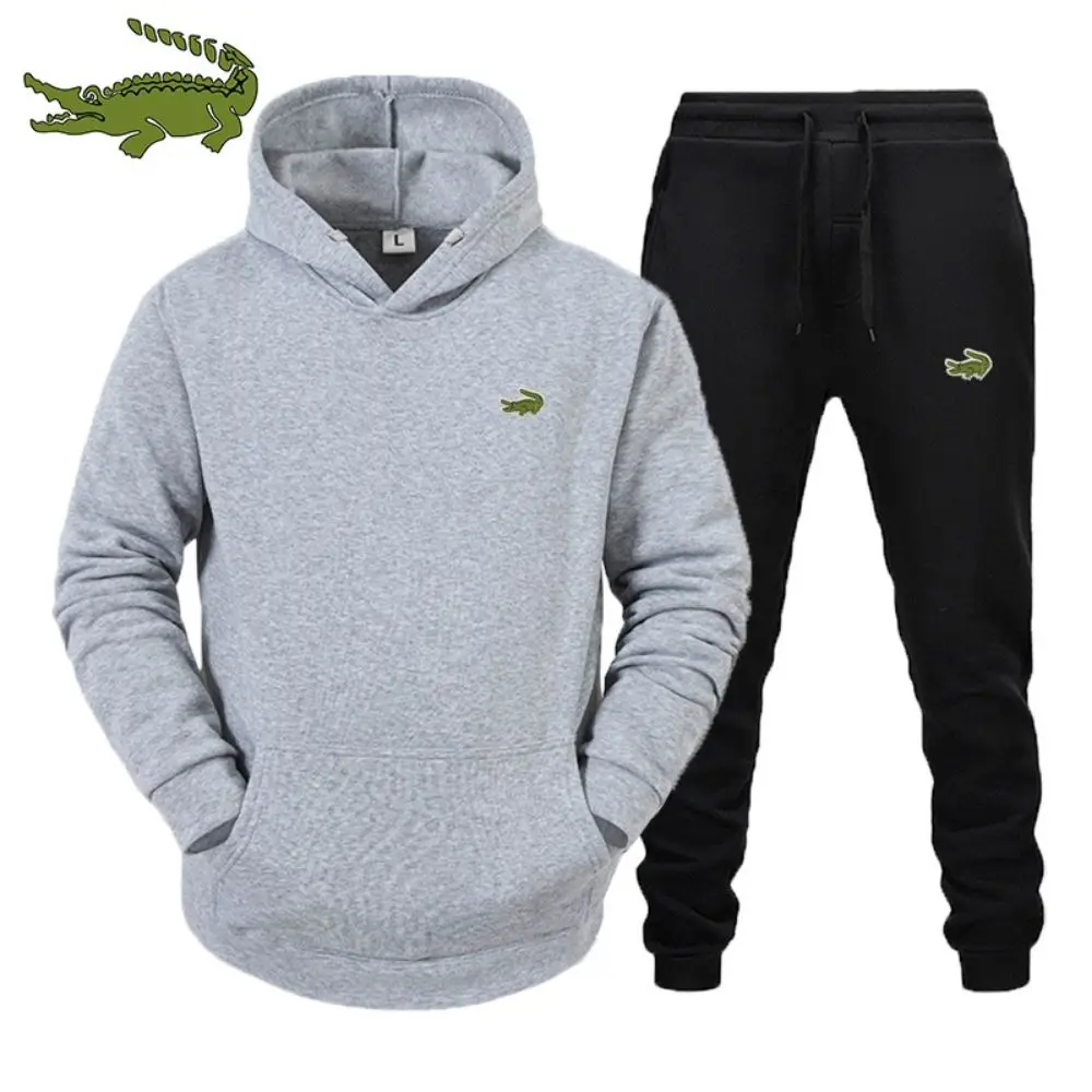 Cartelo Men's Fashion Casual Suit Tracksuit 2 Piece Hoodie Pullover