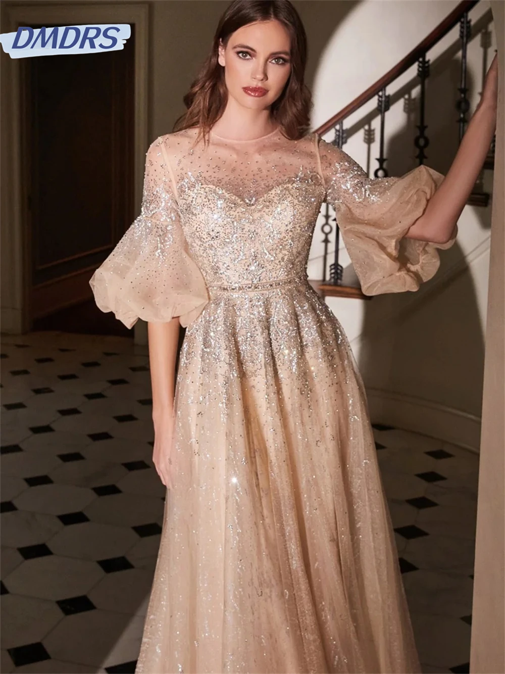 Рисунок 2 - Элегантное платье-трапеция до пола