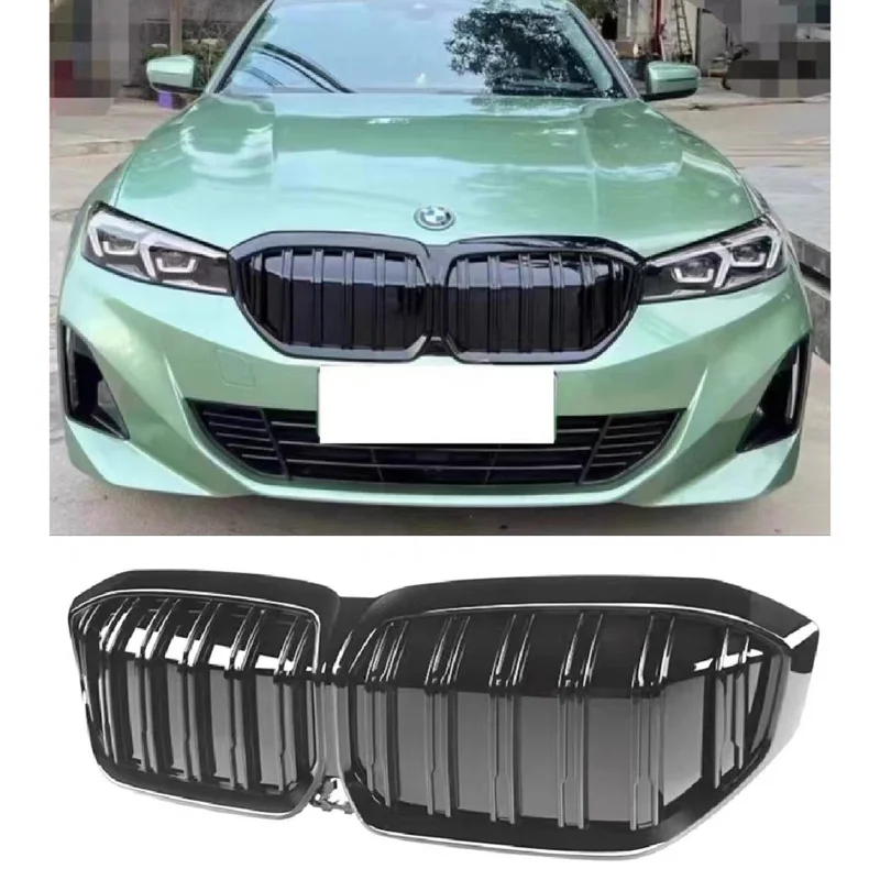 

Glossy Black Radiator Grilles For 2022-2024 BMW I3 Racing Grilles Bumpers Body Kit Hood Gloss Black Car Accessories