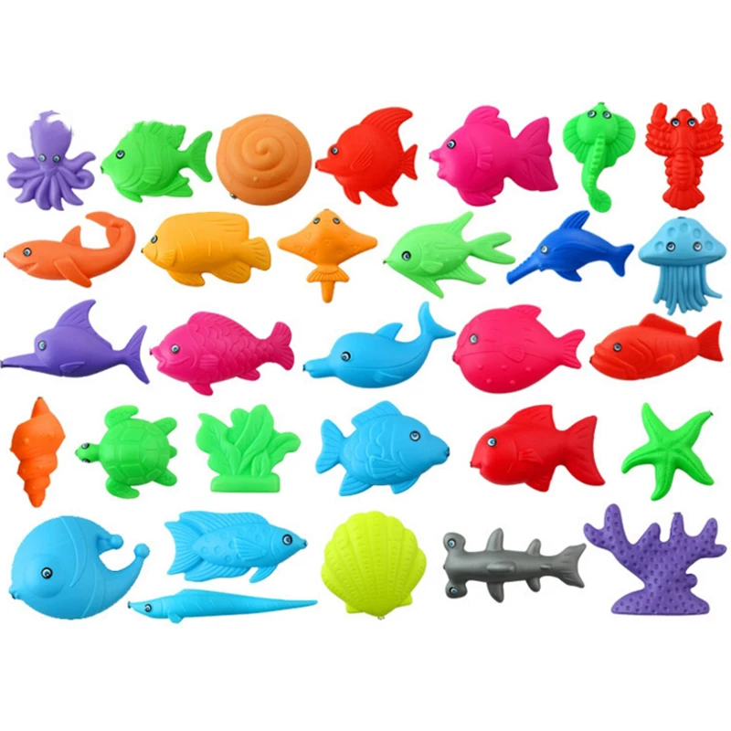 Magnetic fishing toys children water toys simulation fishing rods