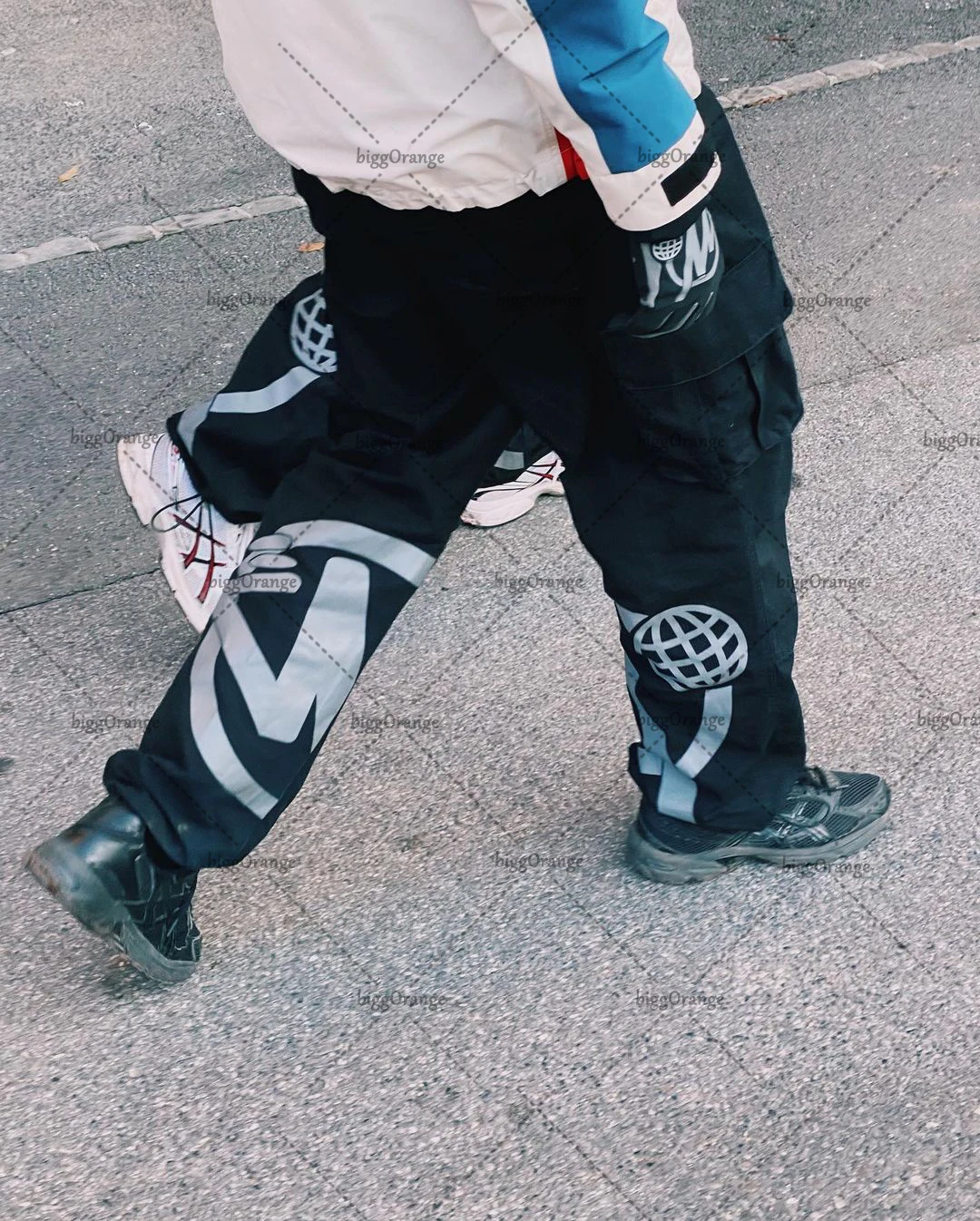 Streetwear Y2K Cargo Pant Overalls Minus Two Black Pants 2023 New Harajuku  Fashion Casual Loose Men Rock Straight Wide Leg Pants