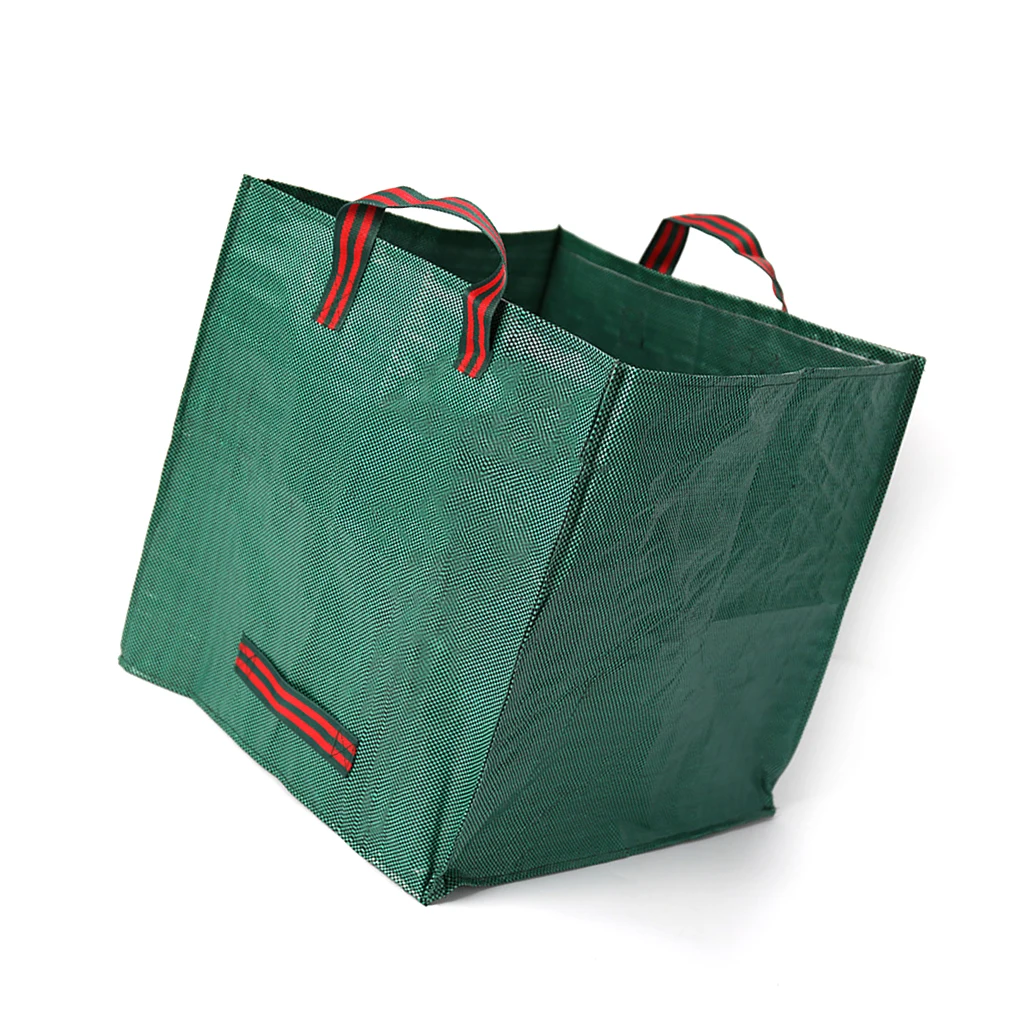 Garbage Bags Convenience Courtyard Large PP for Collecting Trash Bins Foldable Wearable Reusable Lawn Rubbish Bin 50CM