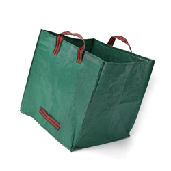Garbage Bags Convenience Courtyard Large PP for Collecting Trash Bins Foldable Wearable Reusable Lawn Rubbish Bin 50CM